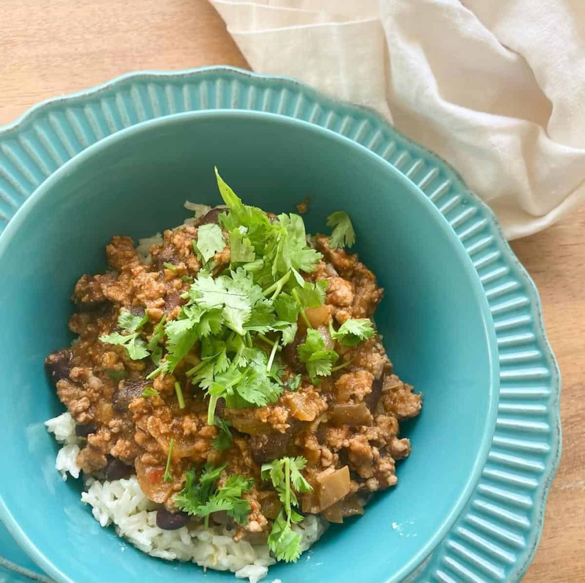 Pork chilli con carne