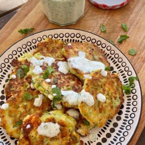 courgette feta fritters