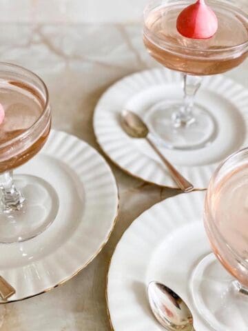 Champagne and Prosecco jelly