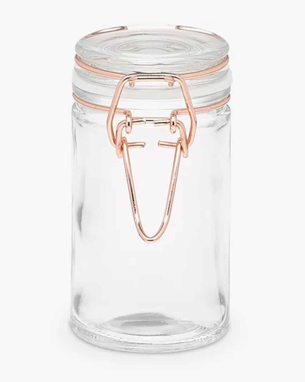 Salad dressing storage jar