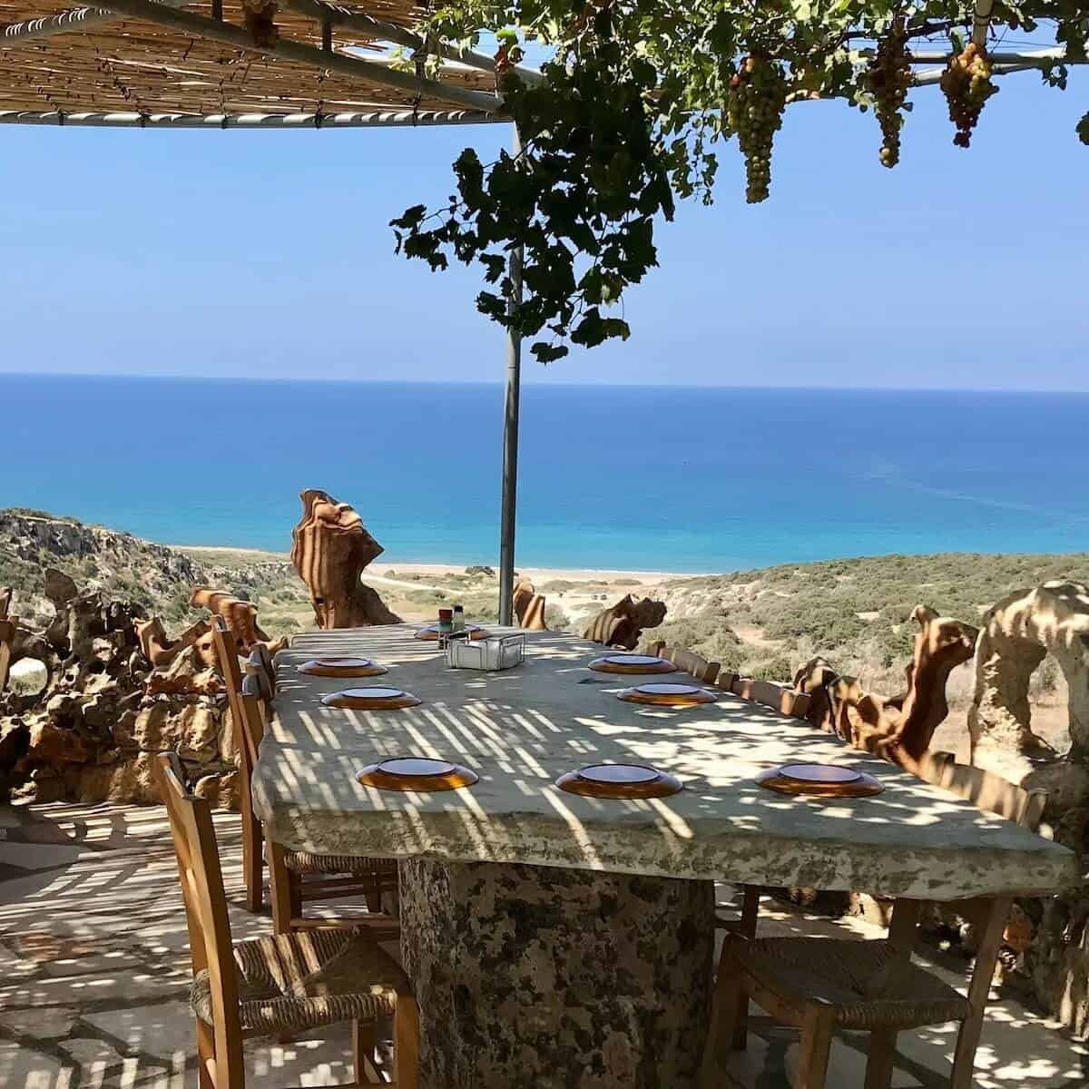 Viklari The Last Castle Cyprus overlooking the sea