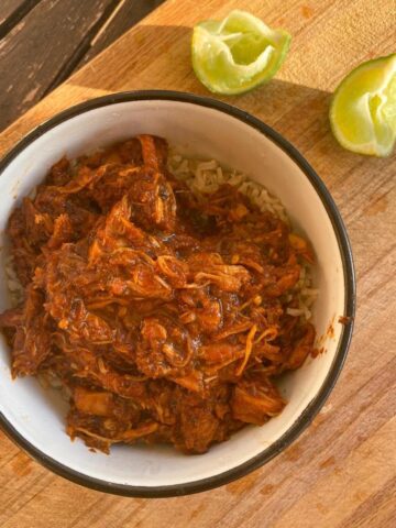 smoky pulled chicken