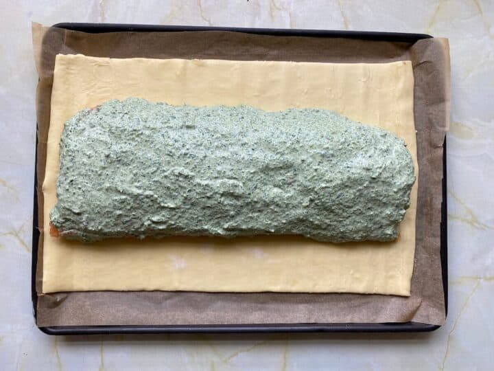 Easy Salmon En Croute With Dill Cream Sauce Rosanna ETC