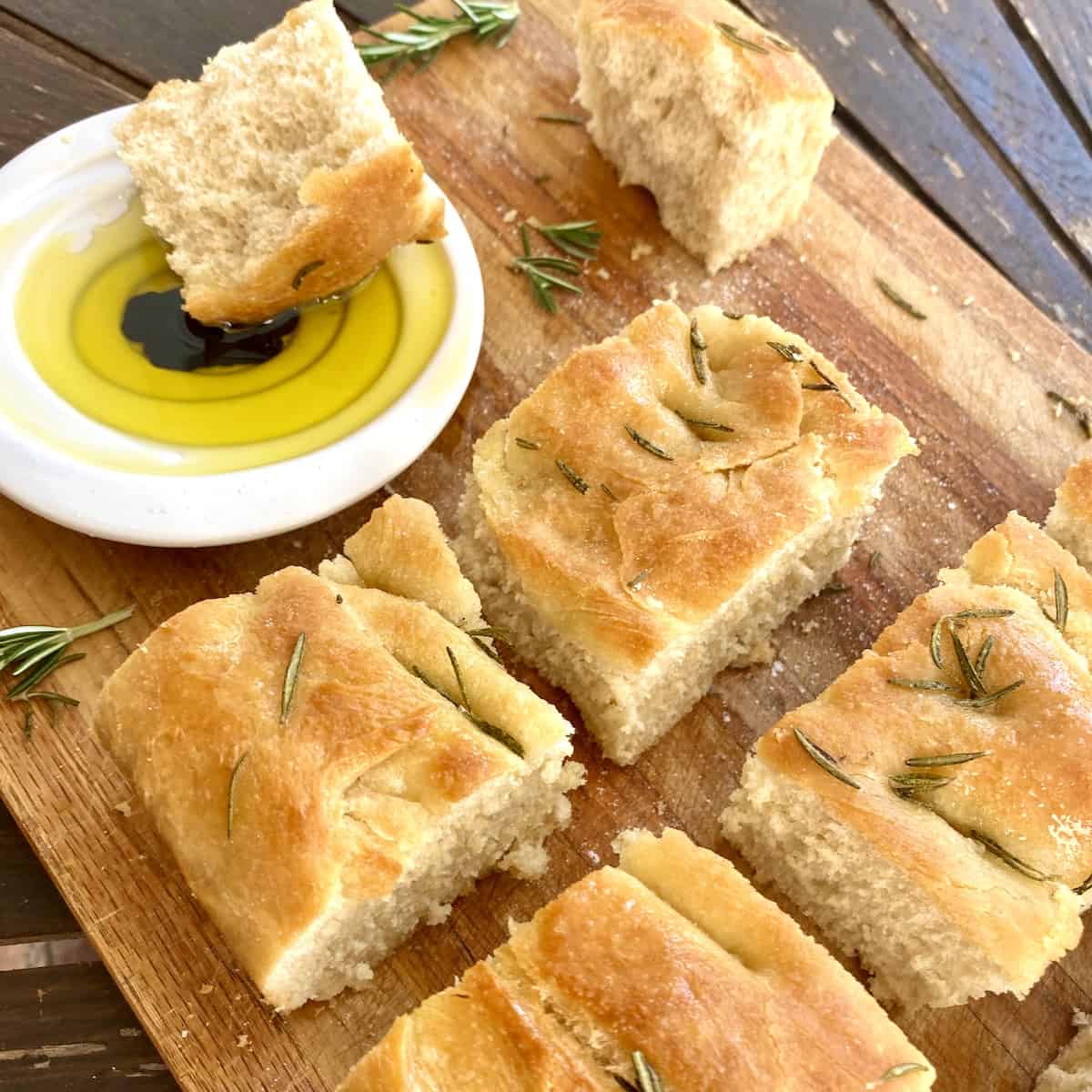 focaccia with rosemary and truffle oil by Rosanna ETC