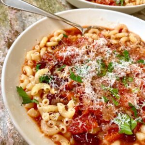 Pasta and Kidney beans soup by Rosanna ETC