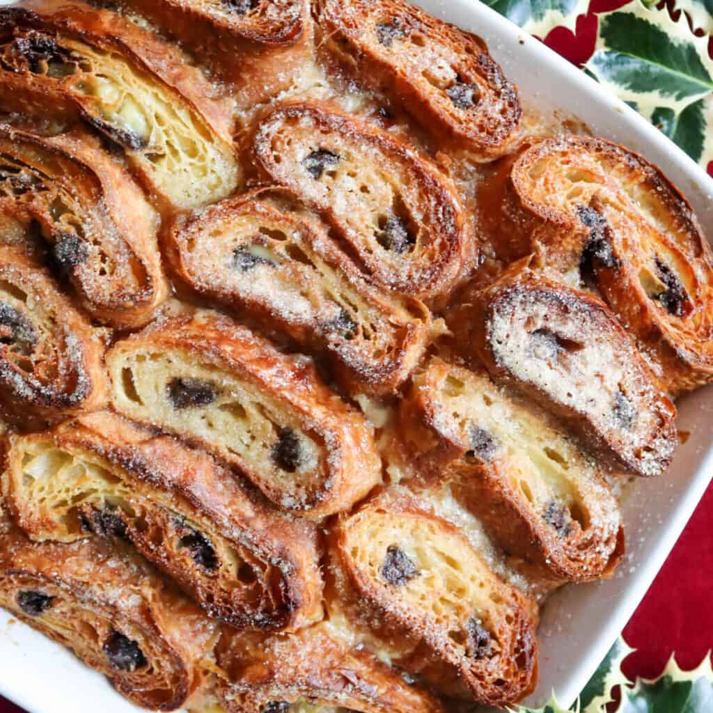 Baked Pain Au Chocolat Pudding Rosanna ETC