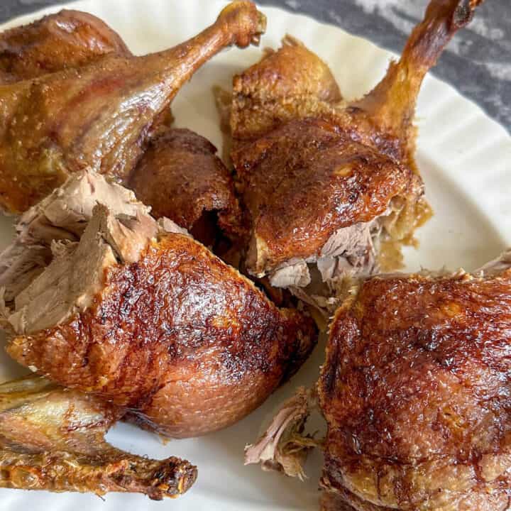 Whole Roast Duck Recipe With Orange, Garlic and Thyme - Rosanna ETC