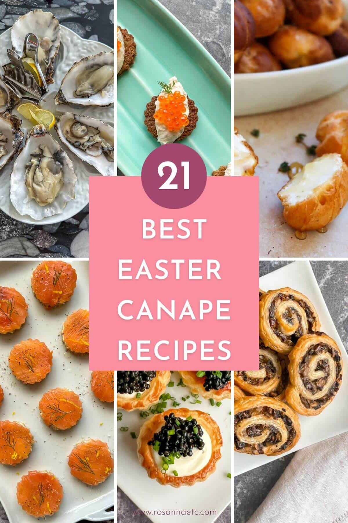 Best easy Easter canapes.