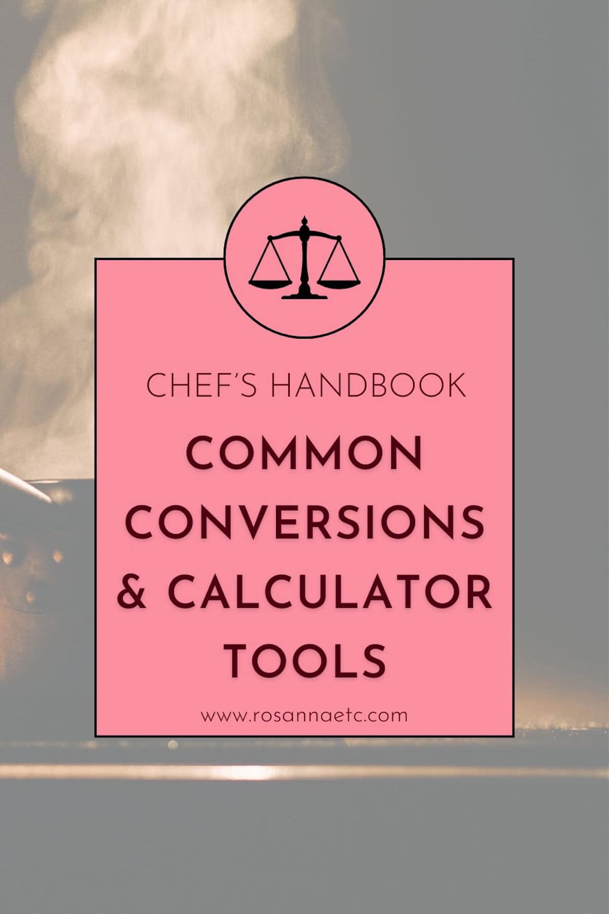 Common cooking conversions chart