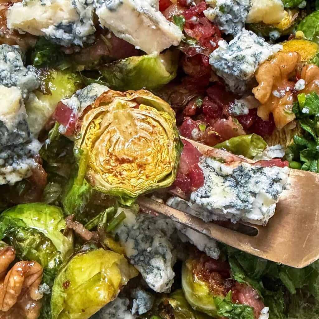 Pancetta-Blue-Cheese-Brussels-Sprouts-Salad